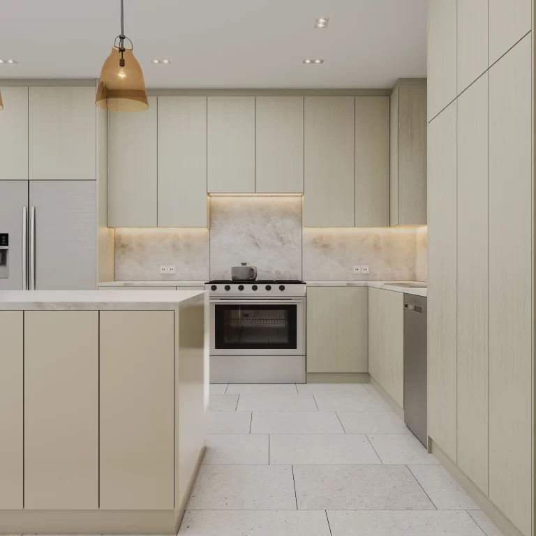 Realm Cabinet - Custom Kitchen Cabinets - Flat Modern Style (1)